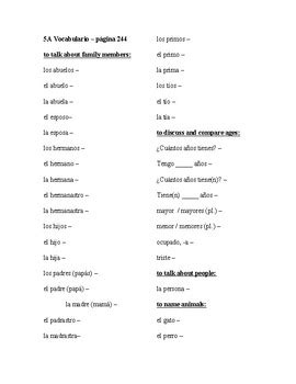  This will usually take a class period (50 min) with students viewing the Videohistoria two times, doing the WAVA exercises, and then this worksheet. There are lots of cognates so students usually find success with this! Thank You for looking, and check out my other Realidades 1 materials. -The Spanish Señora. 